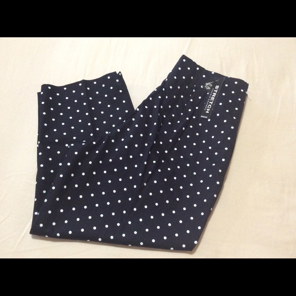 Briggs Polka Dots Cropped Pants